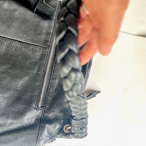 Fenn Wright Madison Black Leather hobo Shoulder Bag - Picture 7 of 7